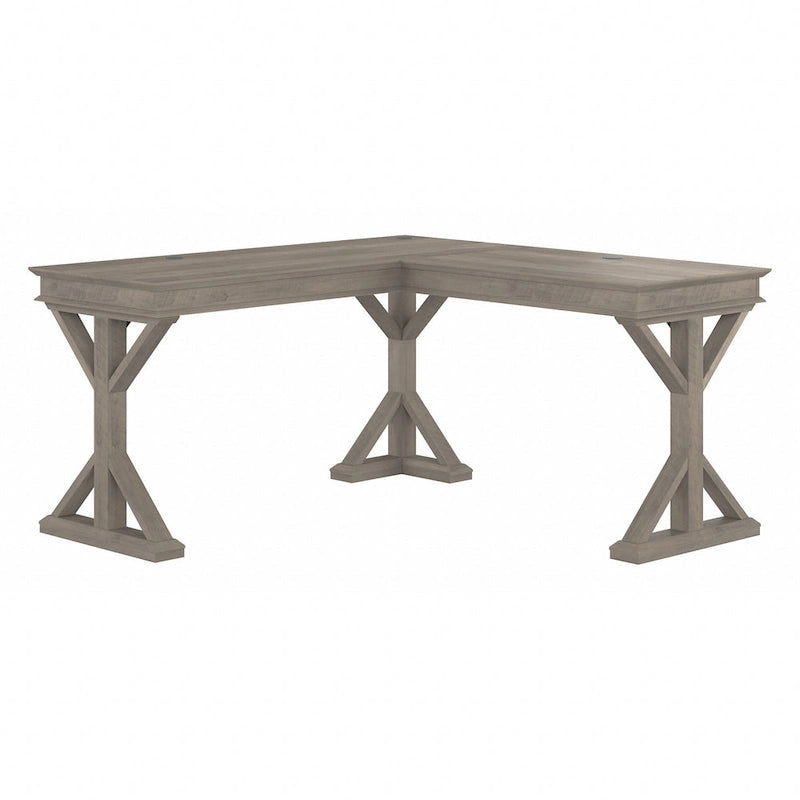 60W Farmhouse L Shaped Desk