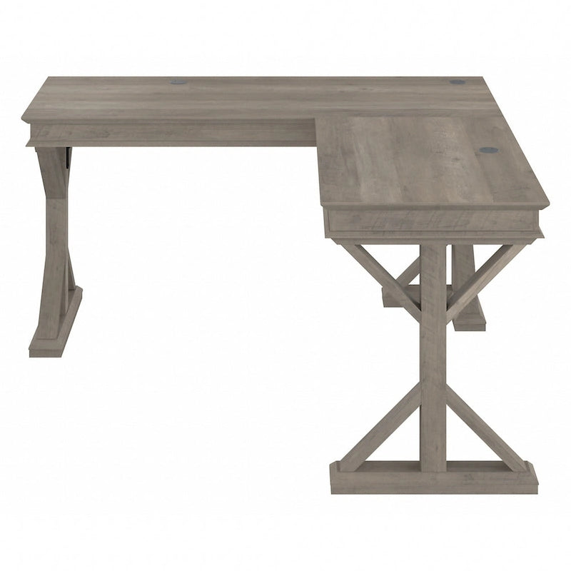 60W Farmhouse L Shaped Desk