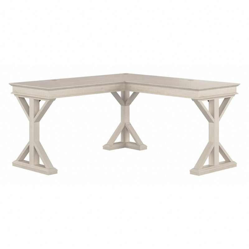 60W Farmhouse L Shaped Desk