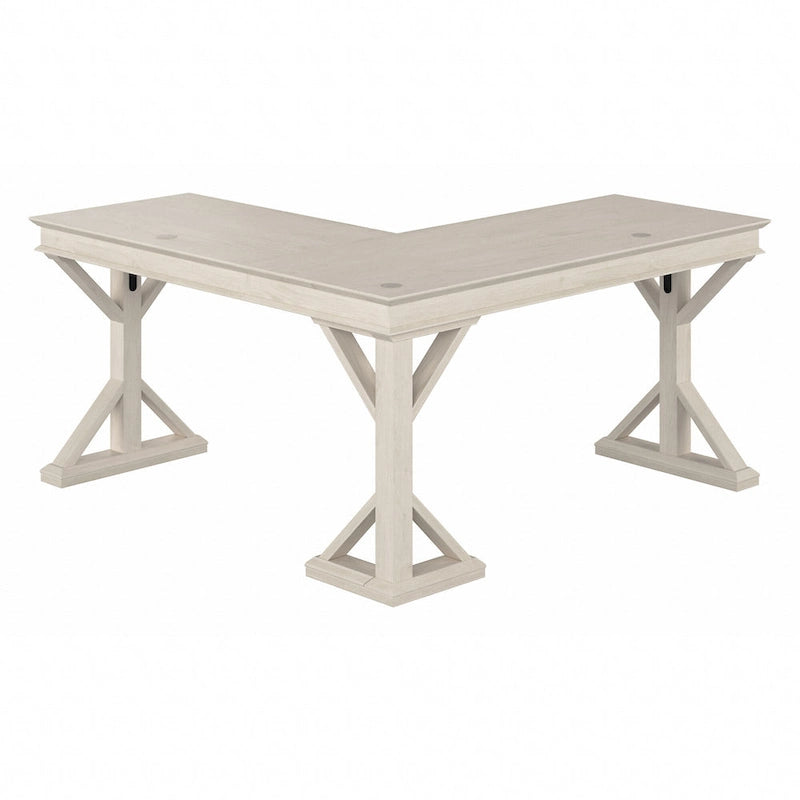60W Farmhouse L Shaped Desk