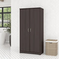 Tall Bathroom Storage Cabinet with Doors and Adjustable Shelves