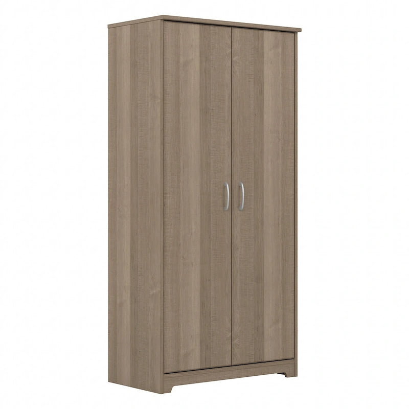 Tall Bathroom Storage Cabinet with Doors and Adjustable Shelves