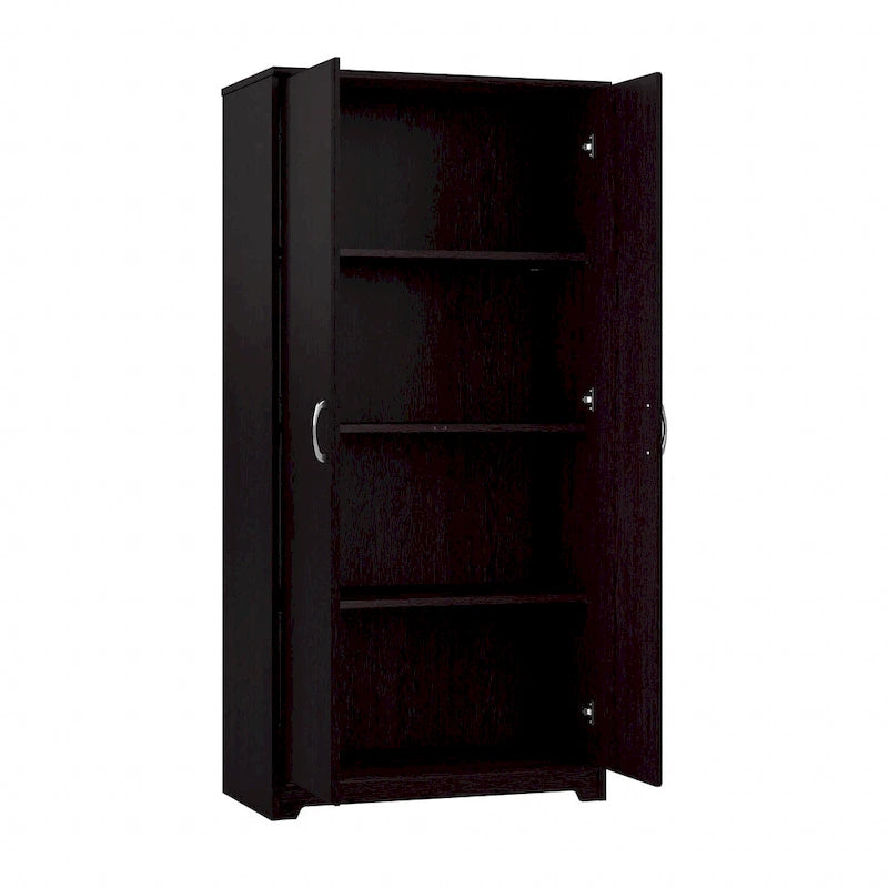 Tall Bathroom Storage Cabinet with Doors and Adjustable Shelves
