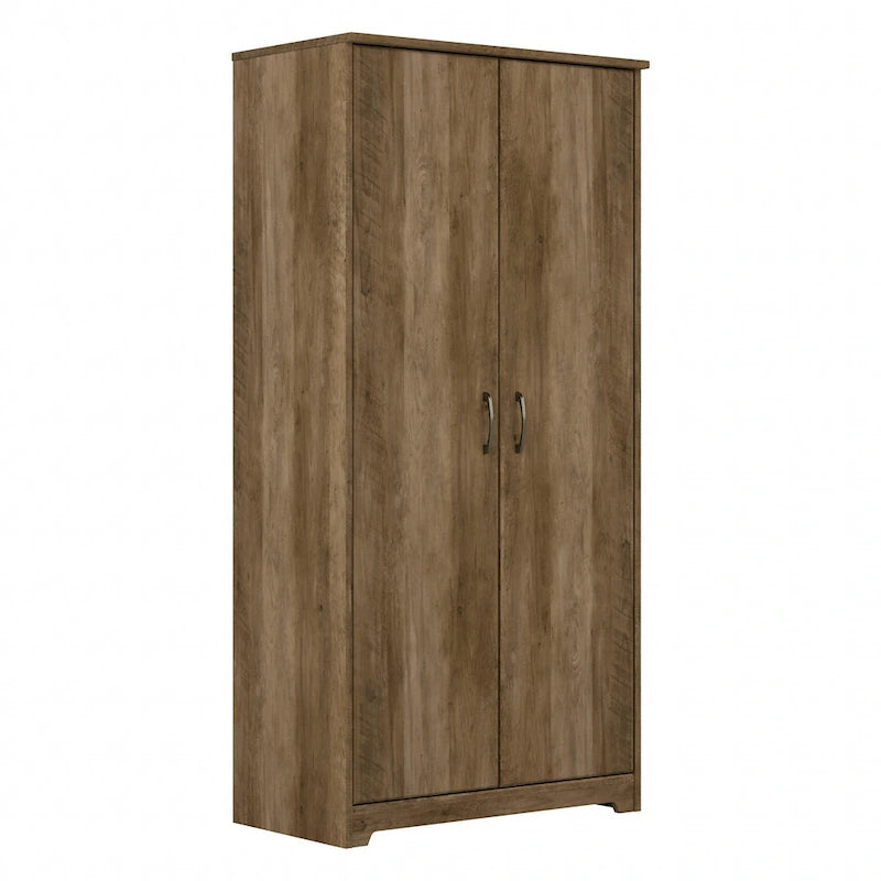 Tall Bathroom Storage Cabinet with Doors and Adjustable Shelves