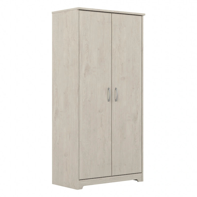 Tall Bathroom Storage Cabinet with Doors and Adjustable Shelves