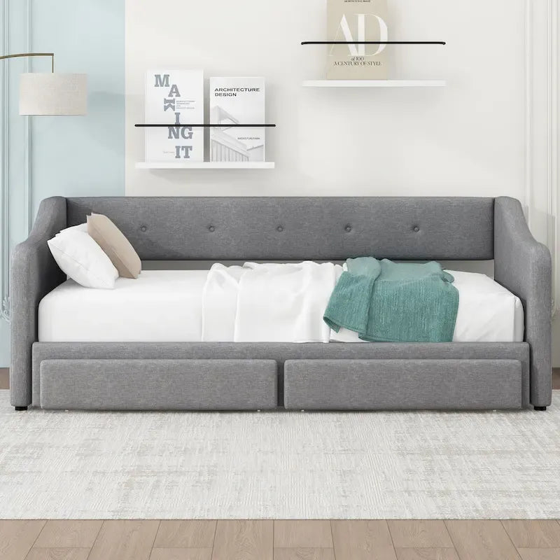 Twin XL to King Daybed with Drawers