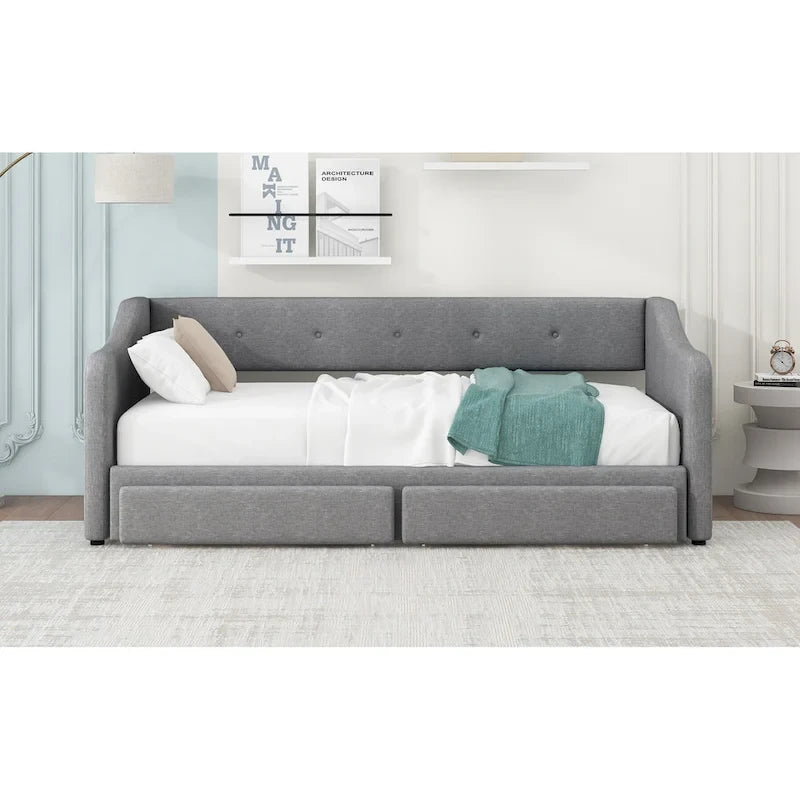 Twin XL to King Daybed with Drawers