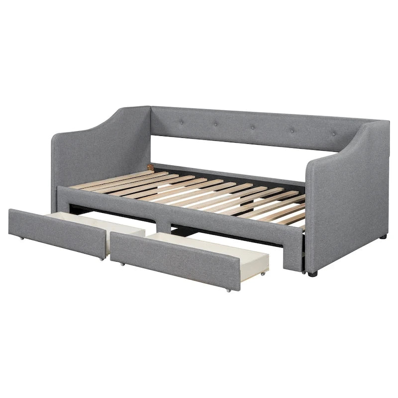 Twin XL to King Daybed with Drawers