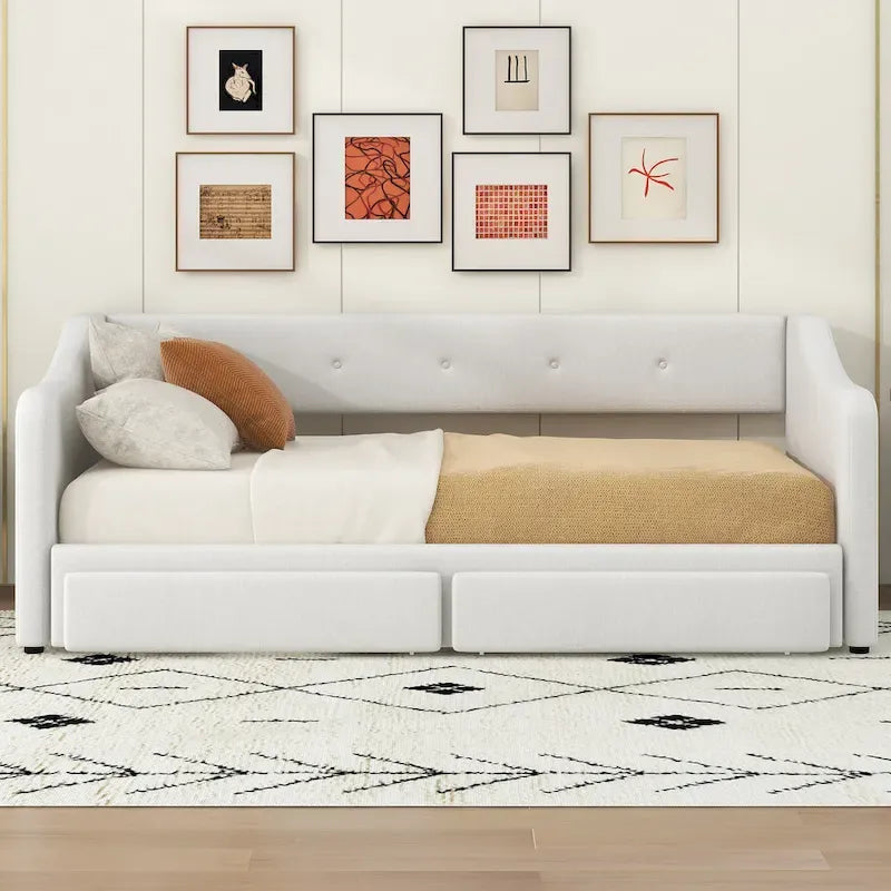 Twin XL to King Daybed with Drawers
