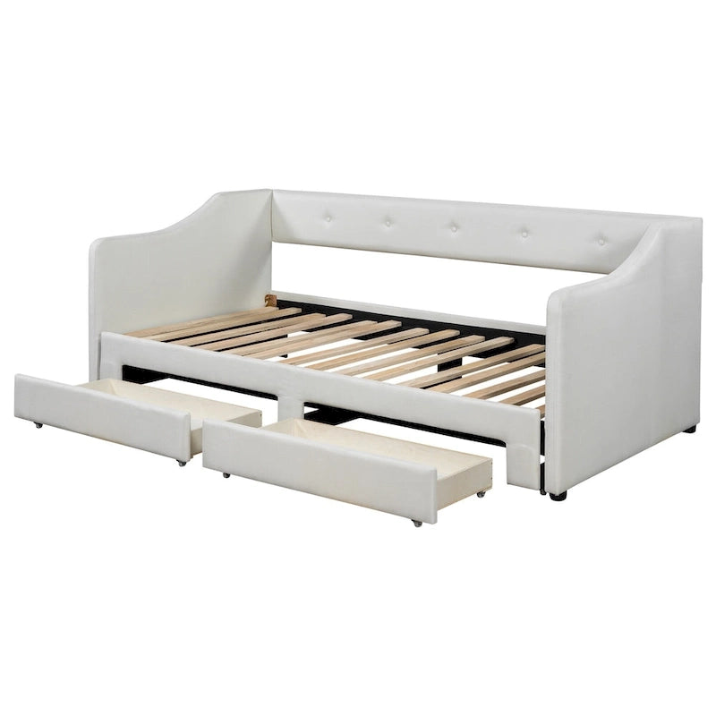 Twin XL to King Daybed with Drawers
