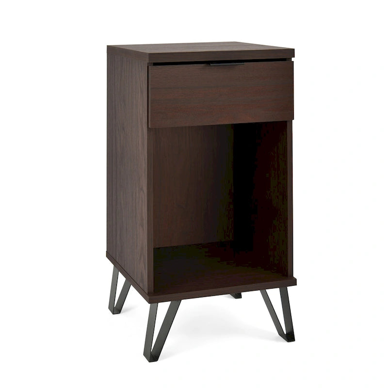 Norcross Tall Nightstand with Drawer by Christopher Knight Home