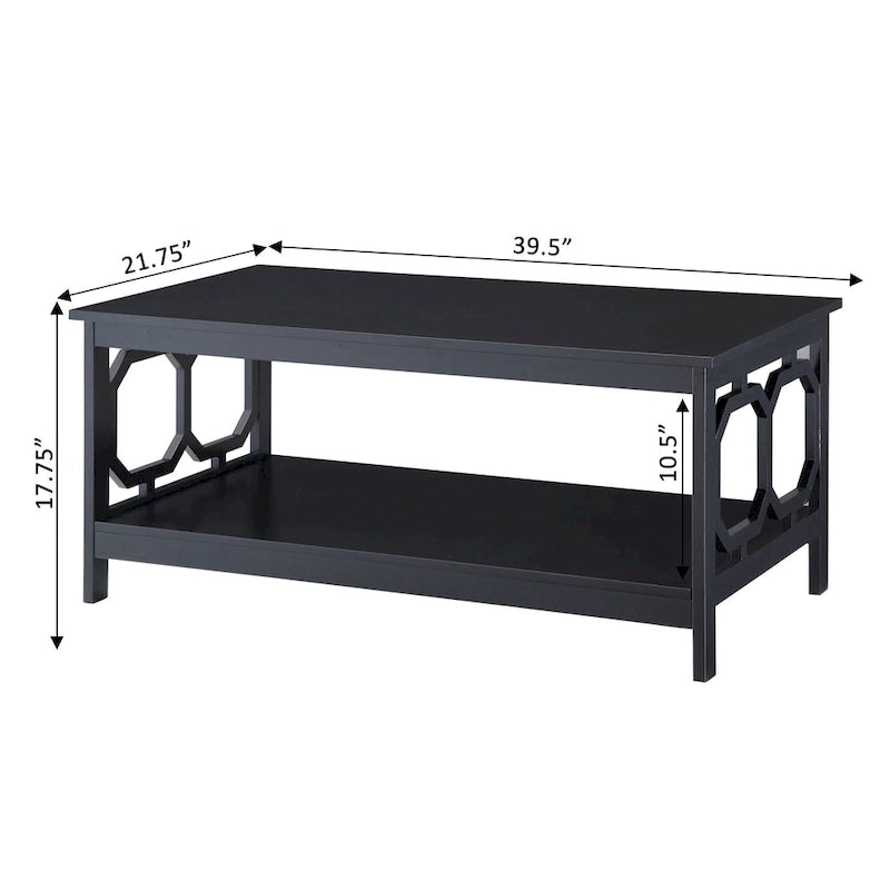 Coffee Table with Shelf