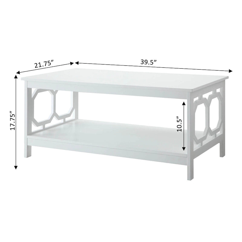 Coffee Table with Shelf