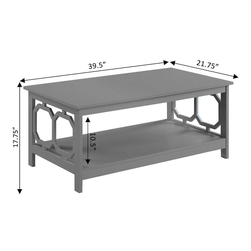 Coffee Table with Shelf