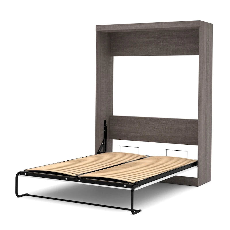 Queen Murphy Bed with Closet Organizer and Doors, 90-Inch Wide