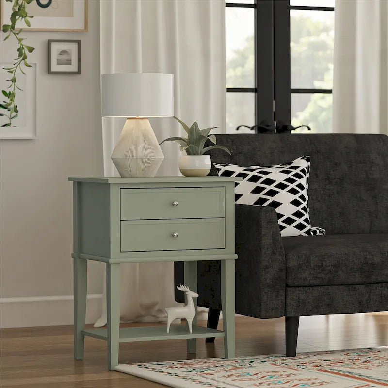 Accent Table with 2 Drawers