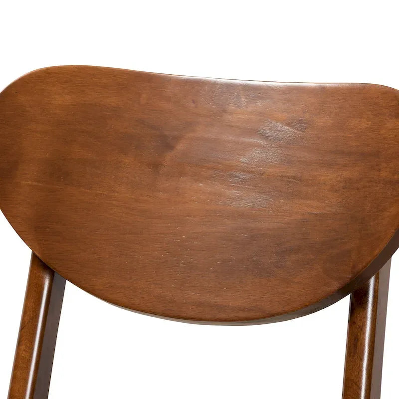 Mid-Century Modern 2-Piece Bar Stool Set