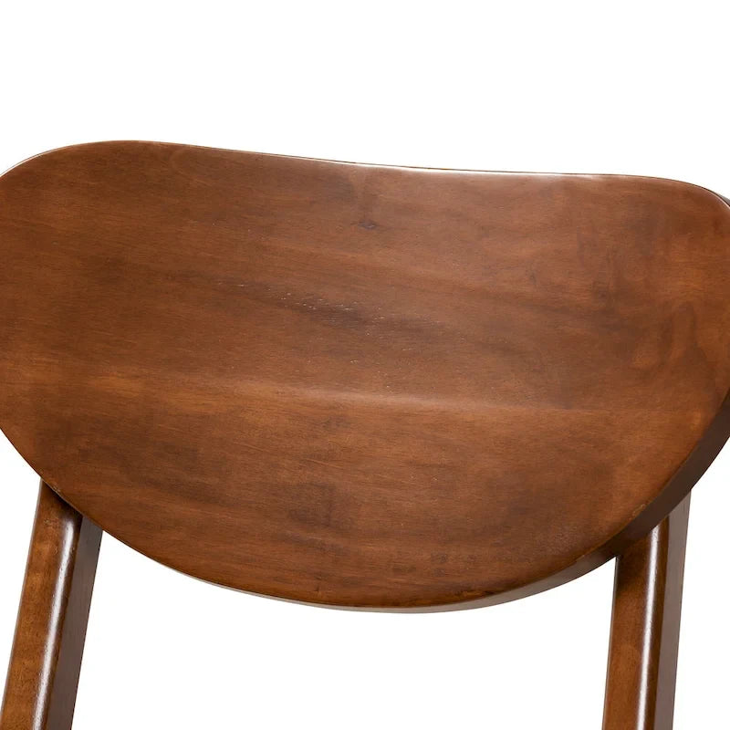 Mid-Century Modern 2-Piece Bar Stool Set