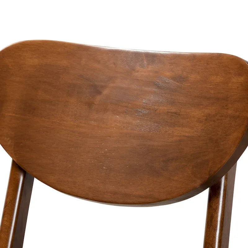 Mid-Century Modern 2-Piece Bar Stool Set