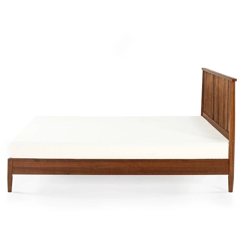 Mid Century Wood Platform Bed Frame
