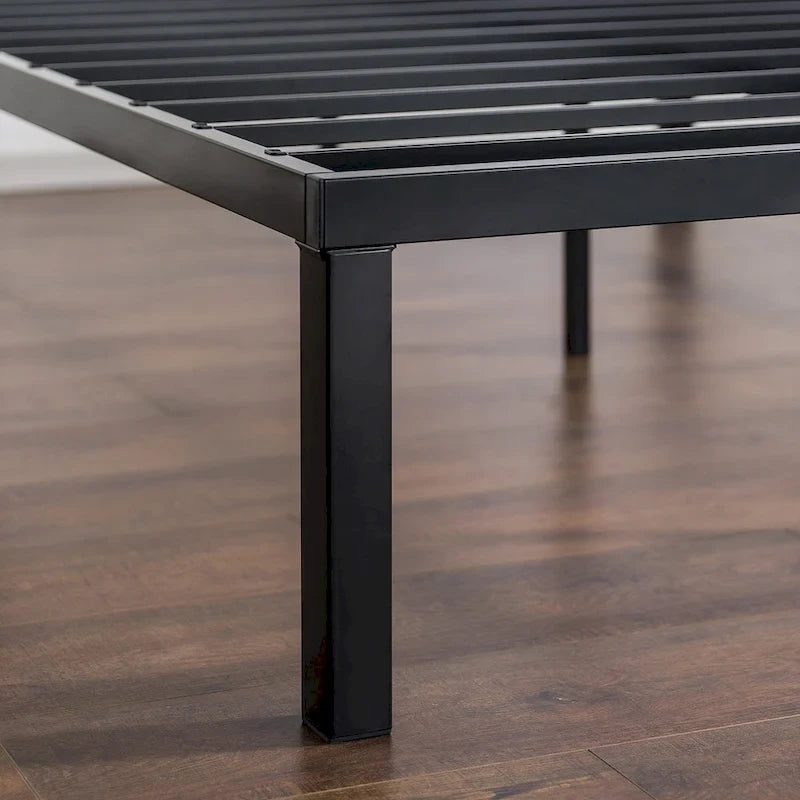 Modern Steel Platform Bed Frame with Underbed Storage and Easy Assembly