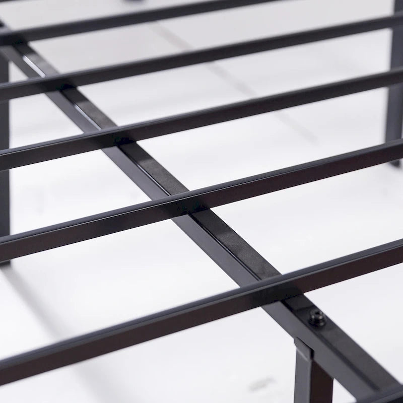Modern Steel Platform Bed Frame with Underbed Storage and Easy Assembly