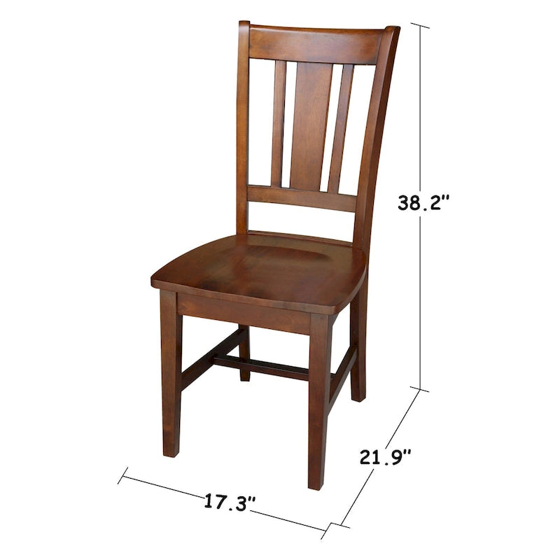 Espresso Parawood Home Office Chair