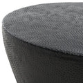Texturierter Trommel-Couchtisch im marokkanisch inspirierten Stil, 24 x 24 x 16 Inch