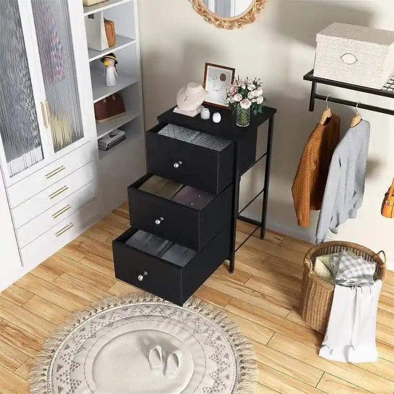 Nightstand with 3 Drawers