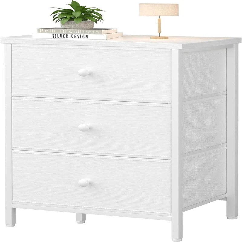 Nightstand with 3 Drawers
