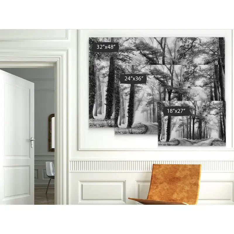 Impressionist Landscape Gallery Wrapped Canvas Wall Art