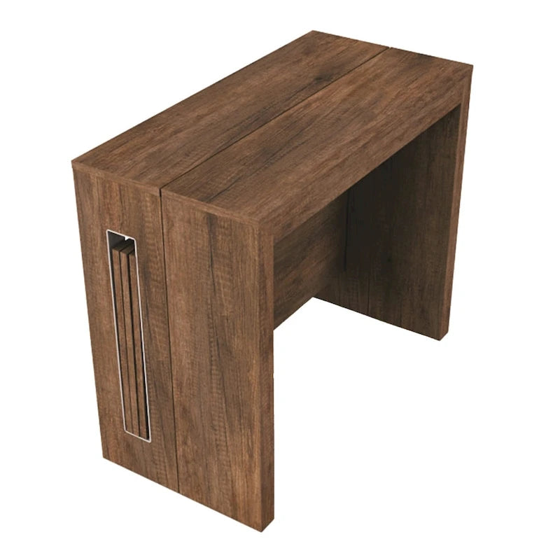 Moderne uitschuifbare console-eettafel - 31.5 W x 17.5 D x 30 H ( Ext: 17.5 - 73 W )