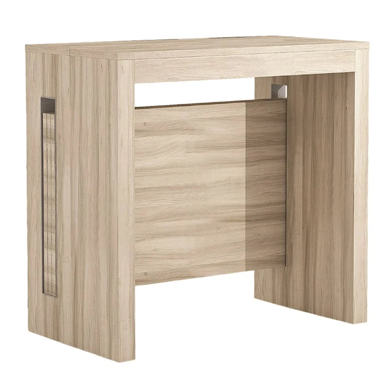 Moderne uitschuifbare console-eettafel - 31.5 W x 17.5 D x 30 H ( Ext: 17.5 - 73 W )