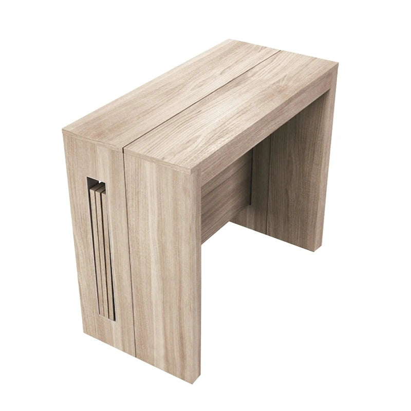 Moderne uitschuifbare console-eettafel - 31.5 W x 17.5 D x 30 H ( Ext: 17.5 - 73 W )