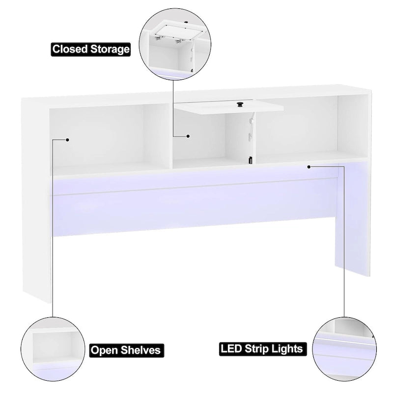 L-Shaped Corner Desk with File Cabinet, Hutch and Charging Station